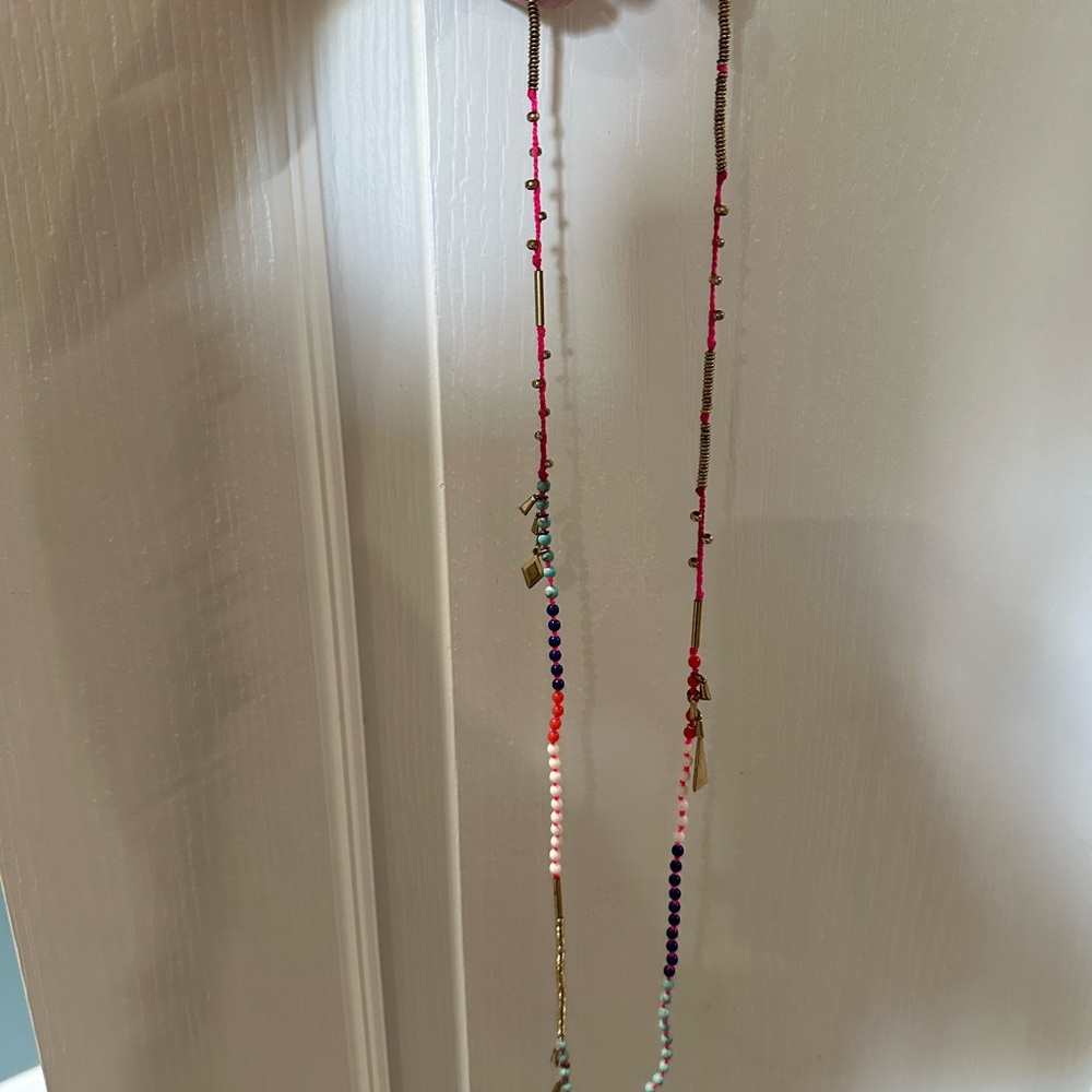 Colorful beaded necklace